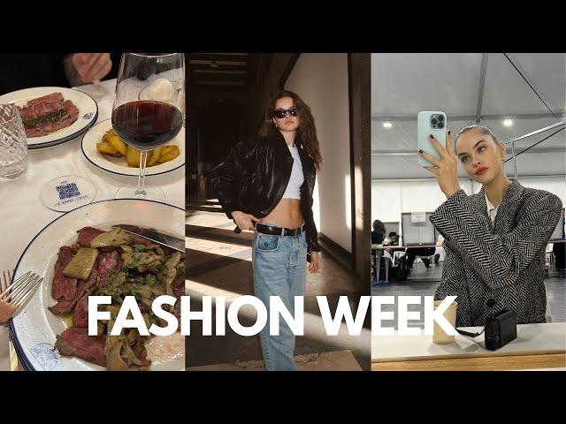 a REALISTIC fashion week vlog  my life as a model, events, shows