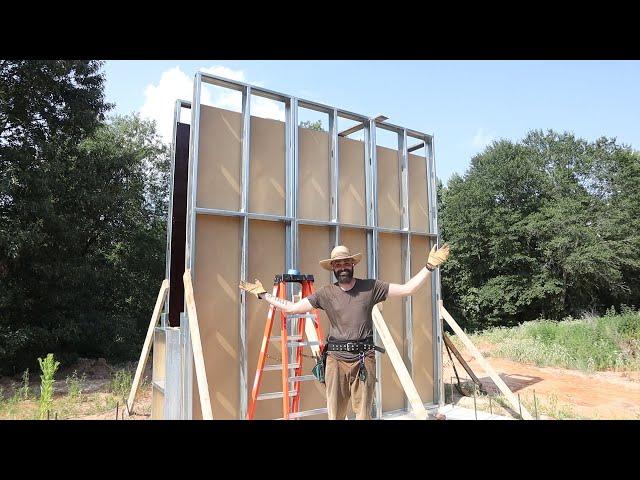 Rammed Earth Wall Framing - Figuring It Out - Vlog 43