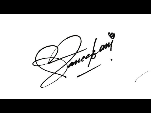 How to draw signature like a billionaire | Signature style of my name | how to design autograph