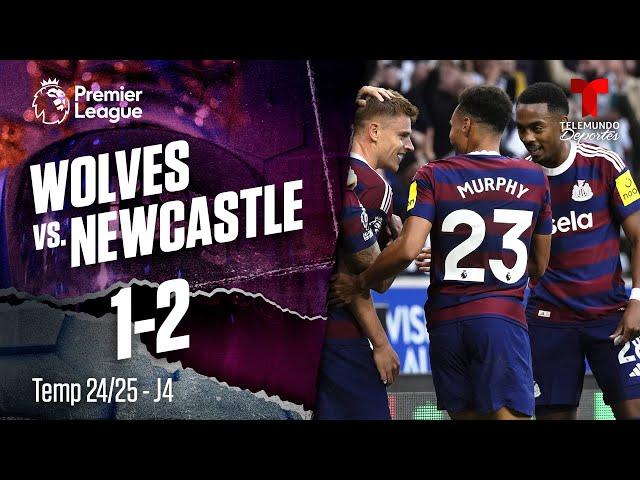 Highlights & Goles: Wolverhampton vs. Newcastle 1-2 | Premier League | Telemundo Deportes