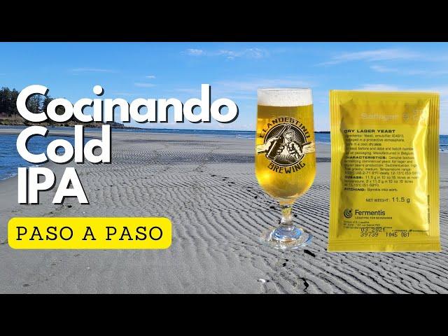 Cocinando Una Cold IPA, Usando Levadura S-23 de Fermentis