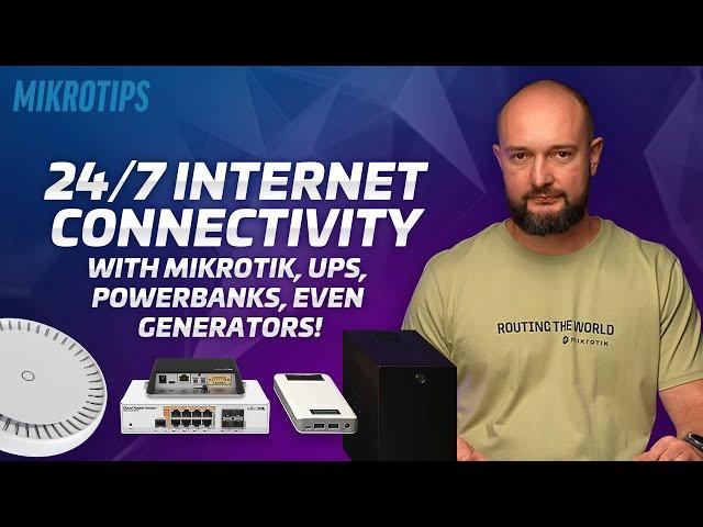 Internet during power outage - MikroTik case study from Ukraine