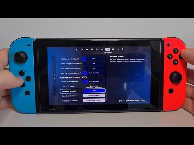 How To Get Aim Assist On Nintendo Switch Fortnite