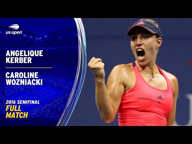 Angelique Kerber vs. Carloline Wozniacki Full Match | 2016 US Open Semifinal