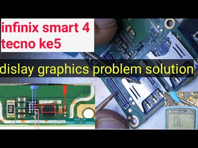 tecno ke5, infinix smart4 4c display graphics problem #spark go2020 #tecno #infinix  #lcd_graphics