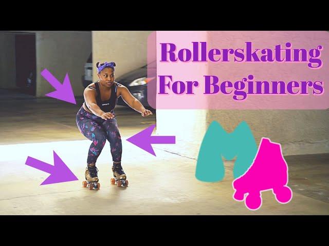 ROLLERSKATING FOR BEGINNERS! | STANDING UP ON ROLLERSKATES 