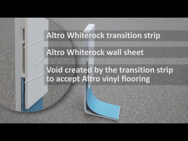 Altro – How to guide: Hidden transition strip installation walls first