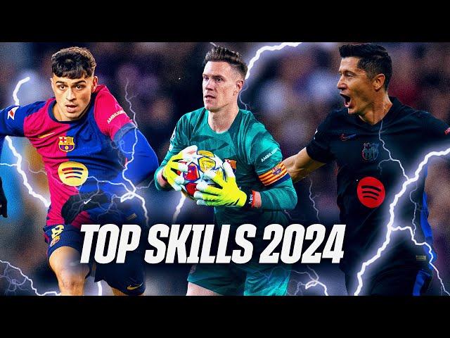 Stunning SKILLS, GOALS & SAVES in SLOW MOTION  | FC Barcelona 2024