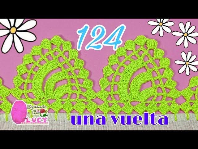 PUNTILLA 124/ UNA SOLA VUELTA. NUEVO DISEÑO. QUEDA MUY BONITA