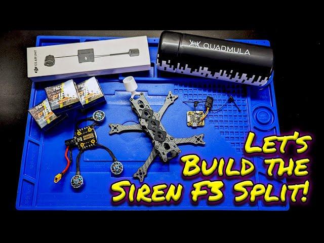 Quadmula Siren F3 Split: The Tiny Beast Build Video! // MurdersFPV