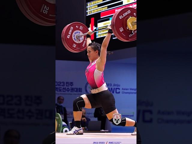 Kuo Hsing-Chun (59kg ) 128kg / 282lbs C&J! #cleanandjerk #weightlifting #slowmotion