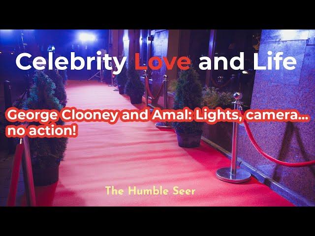 George Clooney and Amal: Lights, camera...no action!