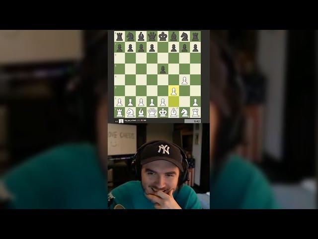 Schlatt loses a chess game in 2 moves
