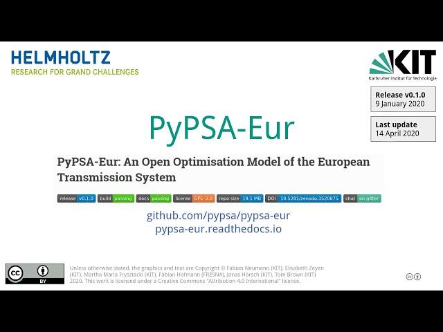 Getting Started with PyPSA-Eur - Part 1