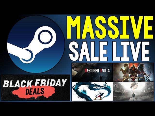 MASSIVE STEAM GAME BLACK FRIDAY SALE LIVE RIGHT NOW - TONS OF AWESOME GAMES SUPER CHEAP!