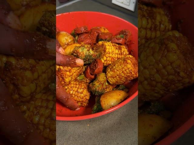 Shrimp Boil Packets #cooking #seafood boil #cookingathome