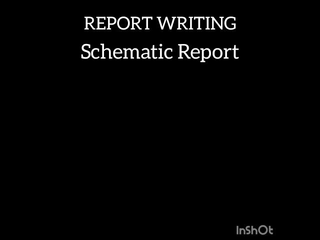 Report Writing 1 (Short Report)