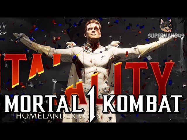 Kombat League Trash Talker Gets Destroyed! - Mortal Kombat 1: "Homelander" Gameplay (Janet Kameo)