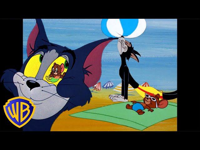 Tom & Jerry | Beach Day! ️ | Classic Cartoon Compilation | @wbkids​