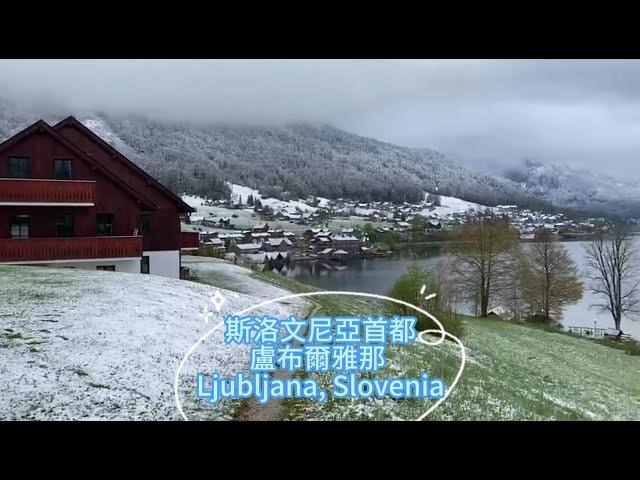 #斯洛文尼亞 首都#盧布爾雅那 #Ljubljana , #Slovenia 和八年前同一時間去的地方，依然沒變，變化的是天氣。鎖橋的鎖多了，旅遊的人不太多.