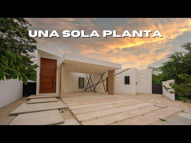 Increíble casa de UNA SOLA PLANTA ¡Construye la casa de tus sueños en Mérida Yucatán! BC STUDIO