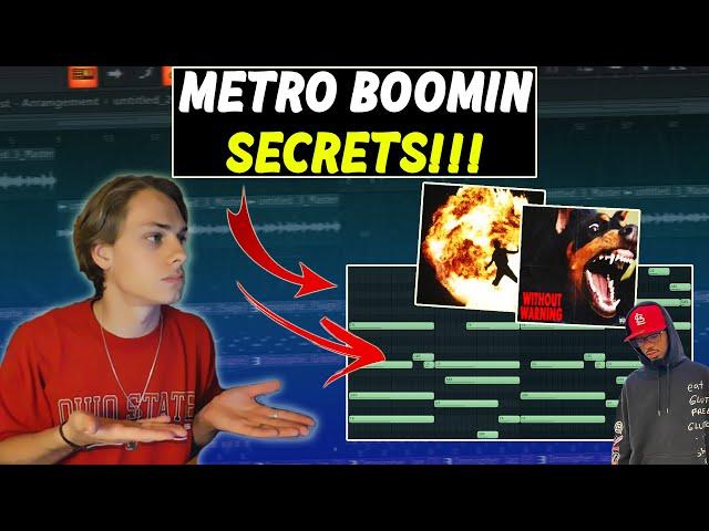 METRO BOOMIN PRODUCTION SECRETS!!! *melody, drums and mixing TUTORIAL*