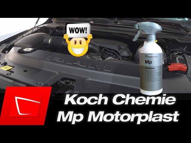 Ein geniales Produkt! Koch Chemie Motorplast im Test Motorraum Kunststoffpflege mit starker Leistung