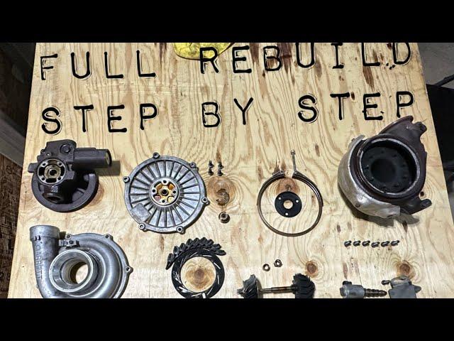 6.0 Powerstroke Garret Turbo Full Rebuild Step by Step (with torque specs)
