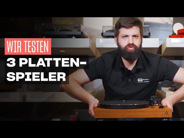 Plattenspieler-Guide: 3 Plattenspieler in 3 verschiedenen Preisklassen