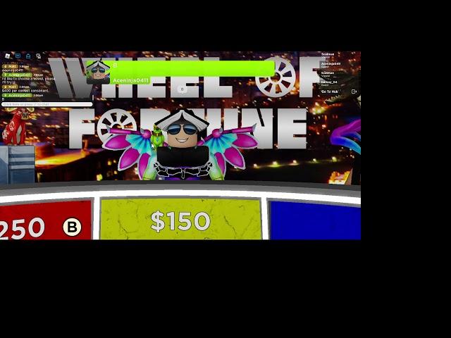 Roblox Game Show | Wheel Of Fortune