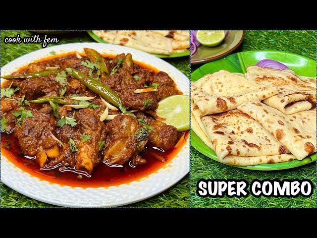 Iftar party combo - Bhuna Mutton Kadha with instant milky paratha Whoever eats it, it will eat yo...