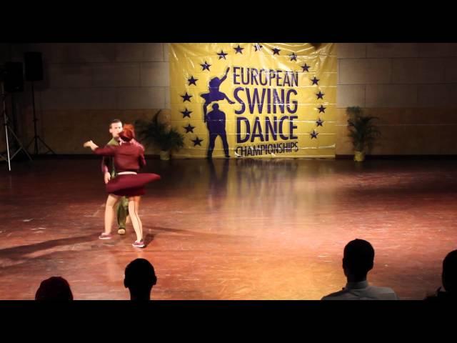 ESDC 2012 - Classic Lindy Hop Showcase (William Mauvais & Maeva Truntzer)