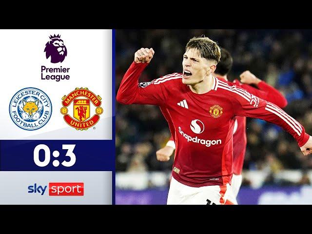 United gewinnt souverän! | Leicester City - Manchester United | Highlights - Premier League 2024/25