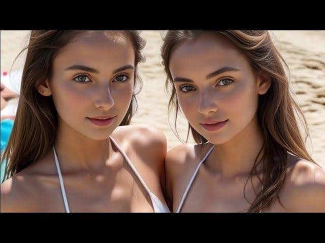 Beautiful Young Ladies Fresh Out Of The Sauna Wearing Bikinis Part 01 - AI Art Sirens - 4K 🫰