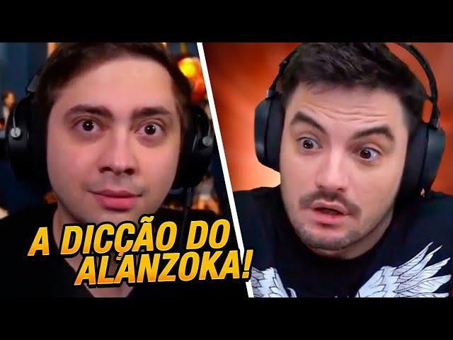 FELIPE NETO REAGINDO À DICÇÃO DO ALANZOKA | Cortes Felipe Neto