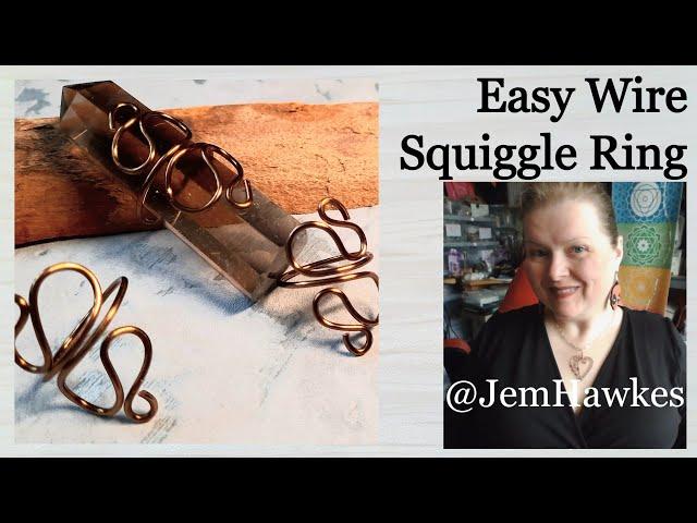 Create an Easy Wire Wiggle Ring | Making Wire Jewellery | with Jem Hawkes