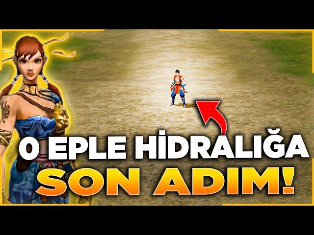 0 EPLE SOLO HİDRAYA SON ADIM! | BU ŞANS NE BÖYLE! | Metin2 Sıfırdan#18