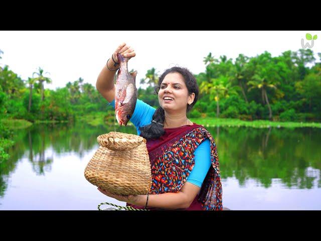 Red Snapper Fish Masala & Butter Rice for Lunch | Ghee rice Recipe | Traditional Kerala Lifestyle.