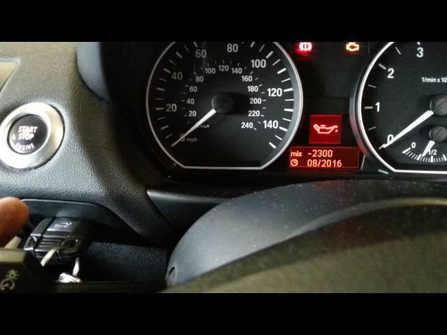 Bmw 1 series service resetting message