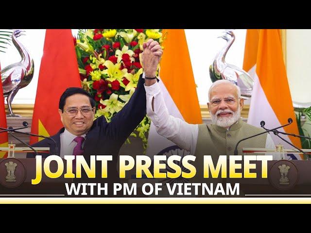 LIVE: PM Modi and PM Pham Minh Chinh of Vietnam at the joint press meet