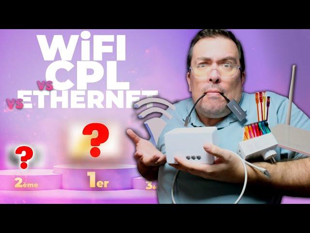 QUI VA LE PLUS VITE SUR INTERNET ? (CPL - WiFi - Câble Ethernet)