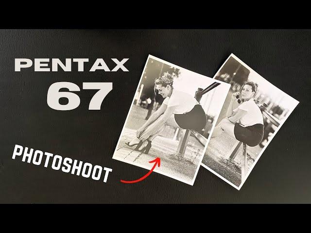 🟡 PENTAX 67 Photoshoot (Medium Format Film Portraits)
