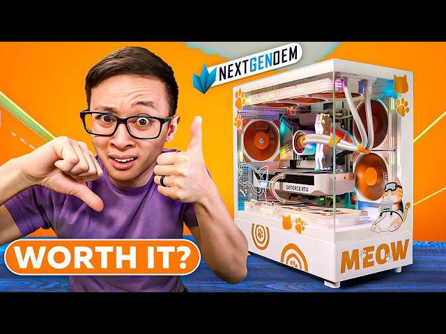 Are These CUTE Prebuilt Gaming PCs WORTH IT?! - NextGenOEM Review