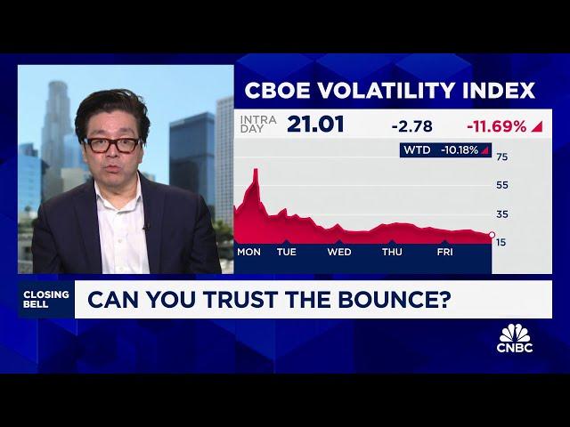 The worst of the selling pressure is behind us, says Fundstrat's Tom Lee