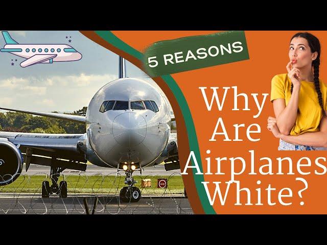 Why Are Airplanes White? #infofusion