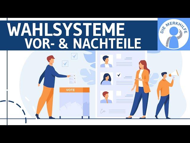 Wahlsysteme 2 - Vorteile & Nachteile - Mehrheitswahl & Verhältniswahl einfach erklärt - Politik