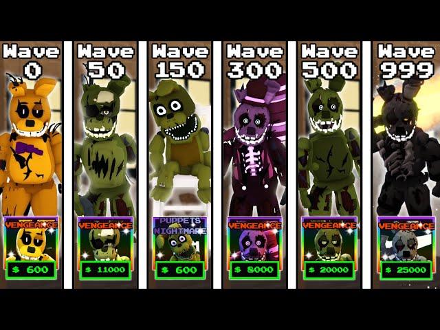 I Built The ULTIMATE SPRINGTRAP TEAM.. (Five Nights TD)