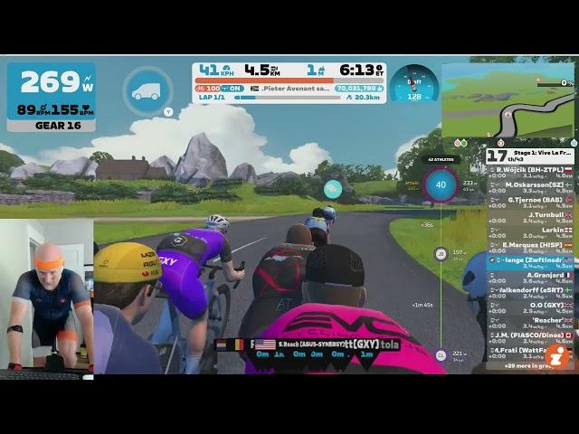 Zwift Racing Score Debut - ZRacing on R.G.V.