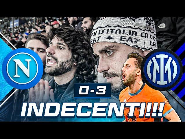  INDECENTI!!! NAPOLI 0-3 INTER | LIVE REACTION NAPOLETANI AL MARADONA HD