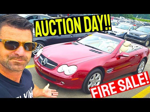 Auction Day - Can We Make Money Selling this Mercedes at a Dealer Auction?